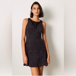 Guess Black and Grey Cheetah Print Sleeveless Dress‎ Size 4
